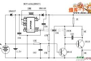 控制电路中的太阳能小夜灯电路图