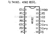 数字电路中的4000系列数字电路,40182超前进位发生器