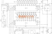 LED电路中的数显病员呼叫装置电路