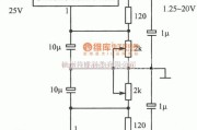 电源电路中的可调正/负输出电压集成稳压电源电路