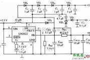 电源电路中的LCD电源偏置电路图