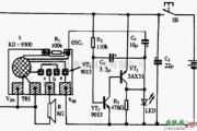 音频电路中的KD9300颤音音乐门铃电路图