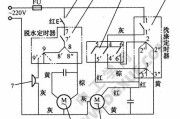 普通双缸双桶波轮式洗衣机控制电路图解