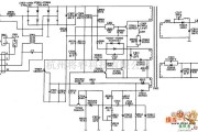 显示器电源中的彩色显示器IBM PC-I型的电源电路图