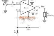 集成音频放大中的LM1876双电源供电音频功率放大电路