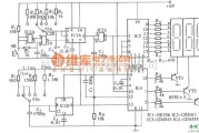 专用测量/显示电路中的三位数字电容表电路图