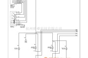 别克中的别克外部灯电路图（无灯光调节控制）