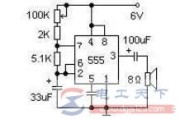 用时基电路555制作的简易催眠器