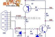 光敏二极管、三极管电路中的三极管做的RS232转换电路图