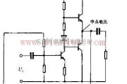 线性放大电路中的稳定静态工作点的电路原理图