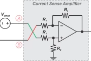 了解电阻式电流检测中的放大器失调电压和输出摆幅