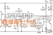 自动控制中的声光双控电器开关插座电路图