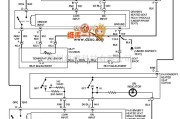 凯迪拉克中的凯迪拉克 deville  加热座椅电路图