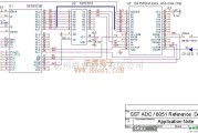 单片机制作中的使用SST89C58控制单片电子硬盘的硬件电路