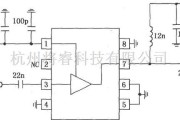 仪表放大器中的RF2347构成的880MHz低噪声放大器应用电路图