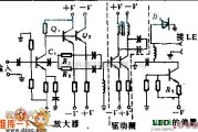 LED电路中的LED发射机的线性度控制电路图