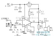 音频处理中的增益为200且负载接地的LM388