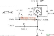 温度传感电路中的驱动一台二线风扇的电路(智能化远程热风扇控制器ADT7460)