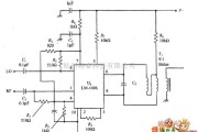 射频放大器电路中的基于LM-1496的混频器电路图