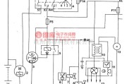 马自达中的马自达(MAZKA)929型轿车电源、启动、点火电路原理电路图