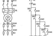 绕线转子电动机转子串电阻降压启动控制电路接线图