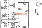 语音电路中的HY8000A八段语音电路原理图