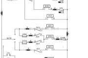 电梯控制中的JH0一751半自动货梯控制电路图一
