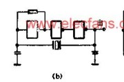与非门组成晶体振荡器电路图