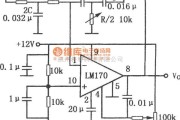 正弦信号产生中的LM170构成的输出稳定的双T正弦波振荡器电路图