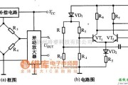 温度传感电路中的压阻式集成压力传感器电路结构电路图