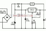 电源电路中的基于CW317的自适应连续可调稳压电源电路