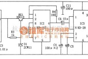 语音电路中的公共汽车关门自动通报器(555、KD153、KD28)电路图