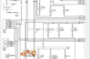 丰田中的94年凌志ES300仪表板照明电路图