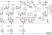 电子抢答器电路示意图