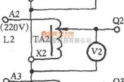 电工测试工具中的用三只调压器星形接线获得0-433V电压电路图