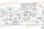 稳压电源中的简易可调稳压电源电路图