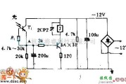 电源电路中的给棉机控制用的光电控制电路图