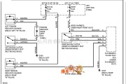 丰田中的96年凌志SC400电控安全带张紧器电路图