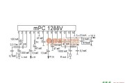 集成音频放大中的mPC1288V功放电路