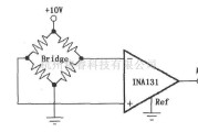 仪表放大器中的由INA131构成的电阻电桥放大器