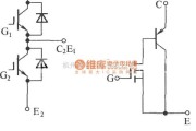 IGBT应用电路中的D型IPM的结构及IGBT的等效电路图