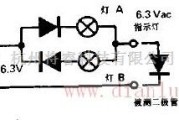 线性放大电路中的二极管测试器电路原理图