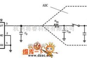 传感器电路中的lm94022与adc接口电路图