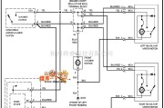 沃尔沃中的96富豪大灯雨刮清洗器电路图