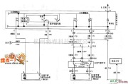 别克中的君威电动车窗和调节电动机电路图