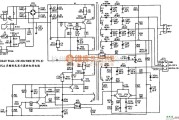 显示器电源中的GREAT WALL GW-500/500E型TTL和SVGA多频彩色显示器的电源电路图