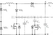 充电电路中的带有源钳位和软开关功能的Boost单级隔离式PFC变换器电路图