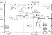 充电电路中的TNY254P构成的+6.7V、0.56A手机电池恒流充电器电路