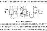 用NE555组成的感应式自动开关电路图