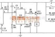 充电电路中的CD4040构成的镉镍电池充电电路图